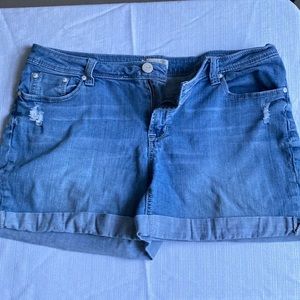 Seven7 Distressed Denim Shorts